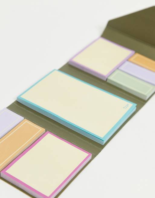 Typo sticky pocket note set | ASOS