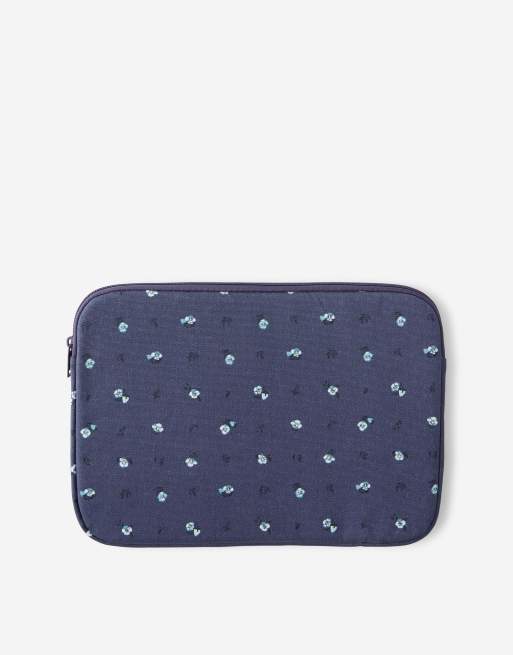 TYPO Take me away 13 inch laptop case in navy | ASOS