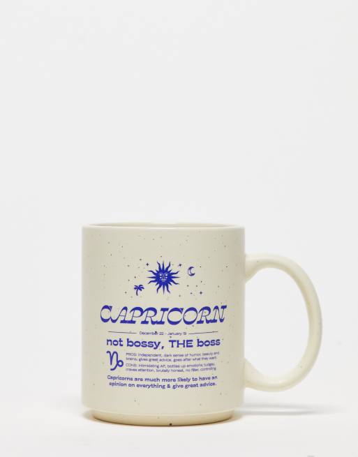 Typo – Tasse mit Steinbock-Design