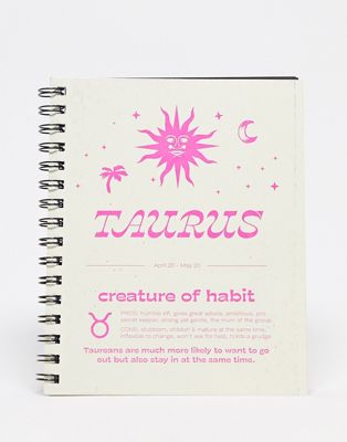Typo Taurus starsign A5 notebook