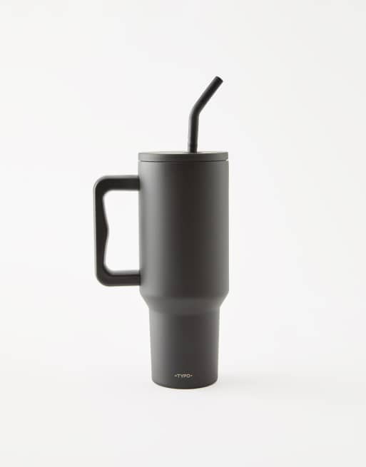 TYPO The traveller oversized metal tumbler in black