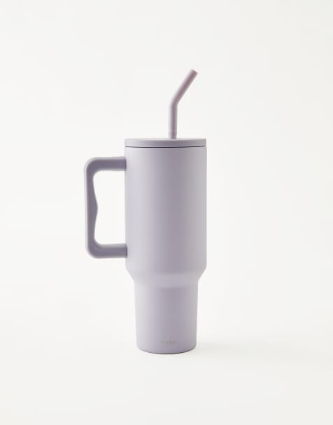 TYPO The traveller oversized metal tumbler in purple - view 1