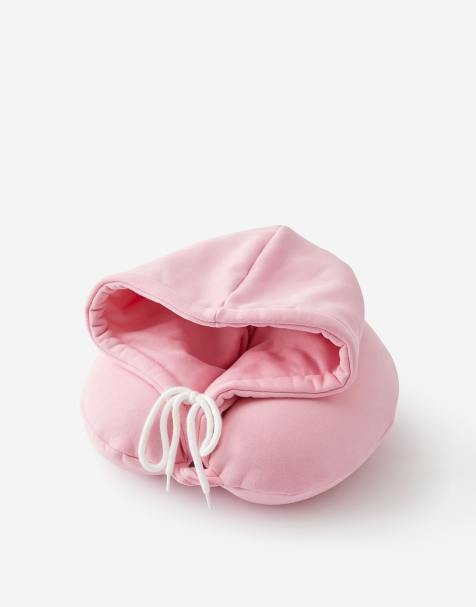 TYPO Travel hoodie neck pillow in pink - view 1