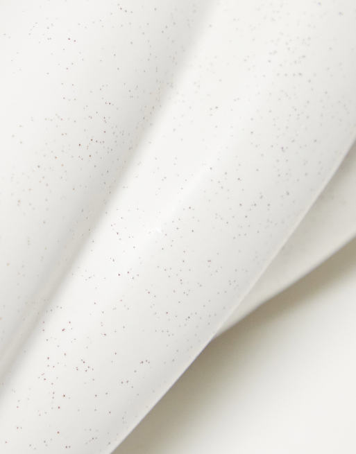Typo - Vase torsadé abstrait à motif tacheté - Crème, 3 de 4