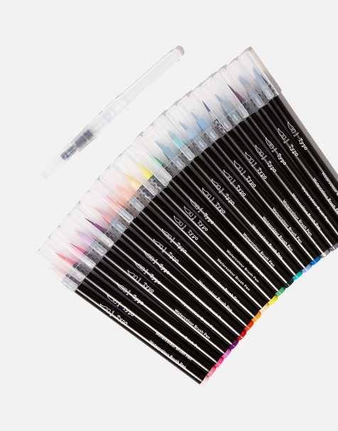 TYPO Watercolour brush pen 20pk in multi - view 1