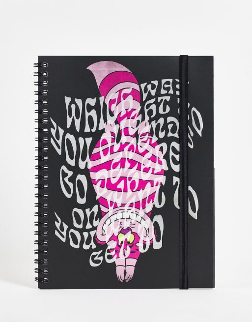 Typo x Alicia in Wonderland – Notizbuch mit Grinsekatzen-Design