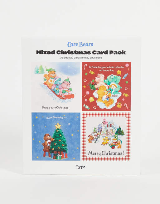 Typo x Care Bears – 20er-Set Weihnachtskarten