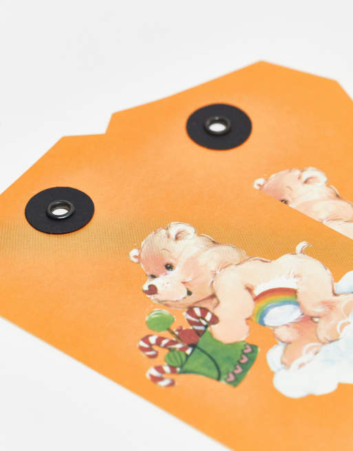 Typo x Care Bears - Lot de 5 étiquettes cadeaux de Noël - Rouge, 4 de 4