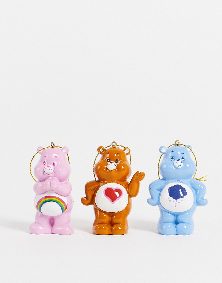 Typo x Care Bears pack of 3 Christmas decorations-Multi