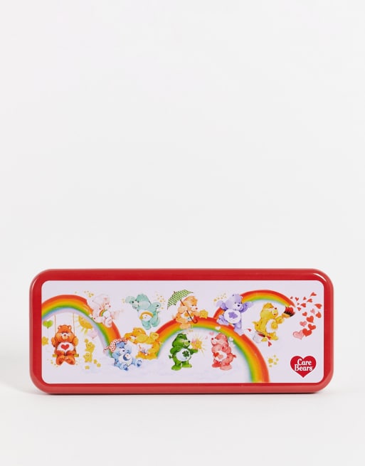 TYPO x Care Bears tin pencil case in red | ASOS