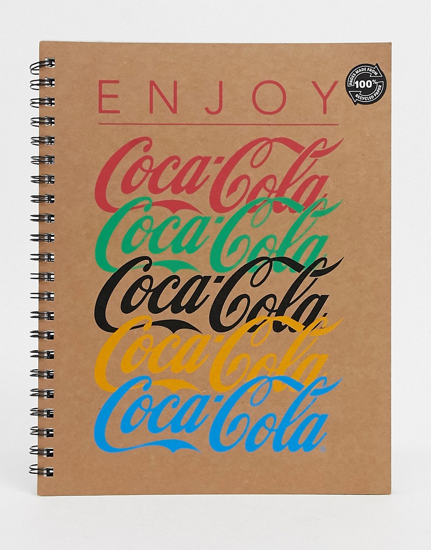 Typo x Coca Cola – Anteckningsbok i A4-format-Flerfärgad