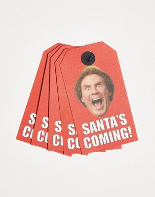 Typo X Elf 5 pack of Christmas gift tags