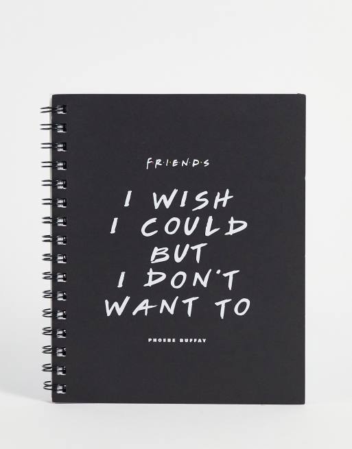 Typo x Friends – A5 Notizbuch in Schwarz mit Schriftzug