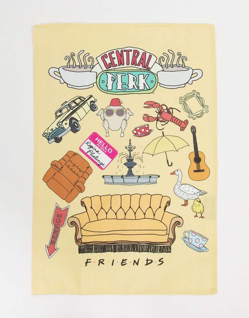 Typo x Friends – Kökshandduk med Central Perk-tryck-Flerfärgad