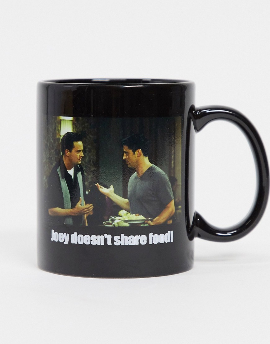 Typo x Friends mug with Joey slogan in black
