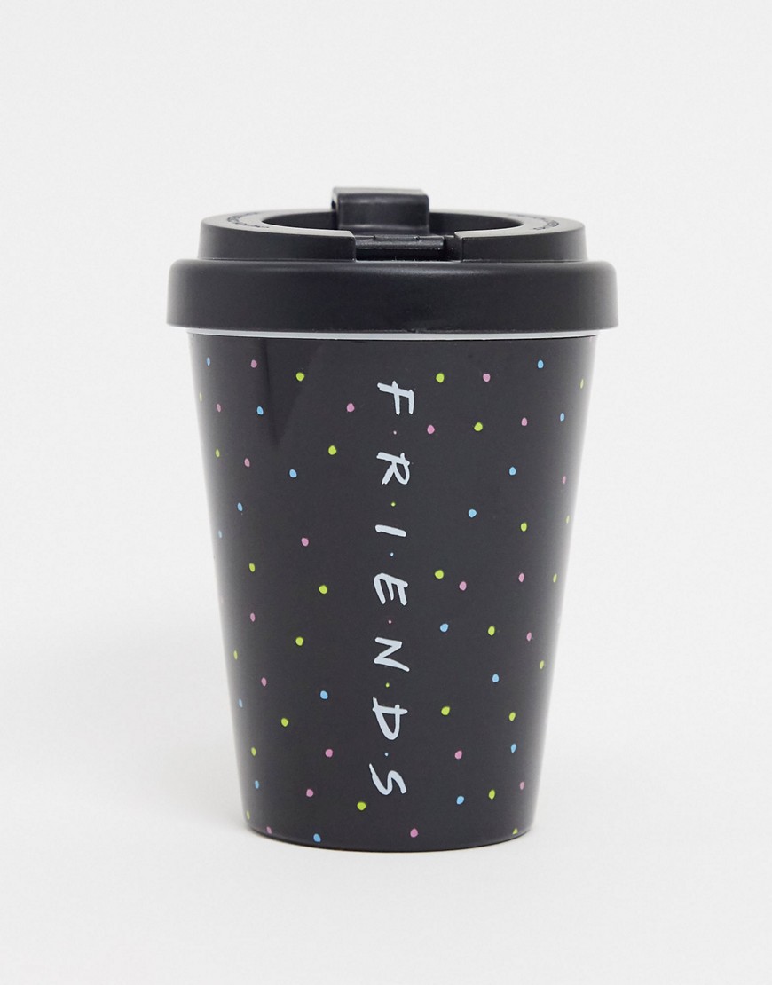 Typo x Friends - Takeaway koffiemok met logoprint-Zwart