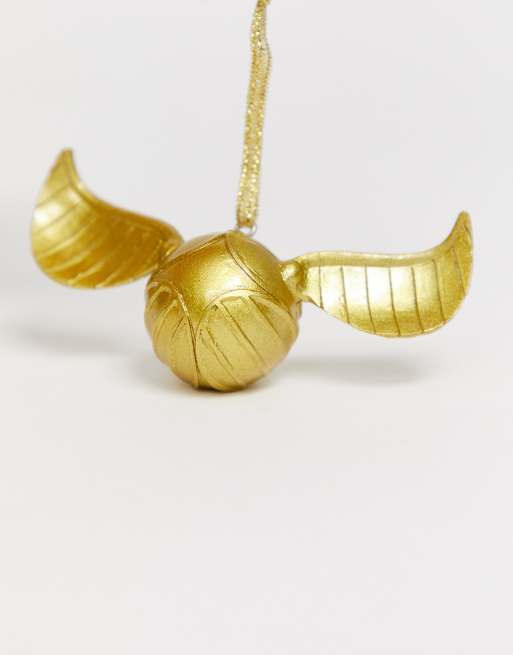 Typo X Harry Potter Decoration De Noel Motif Vif D Or Asos