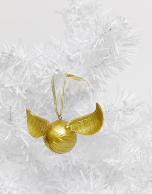 Typo x Harry Potter - Weihnachtsdekoration im goldenen „Schnatz"-Design-Mehrfarbig