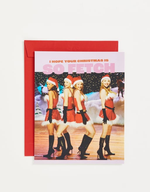 Typo x Mean Girls – Świąteczna kartka z napisem „so fetch