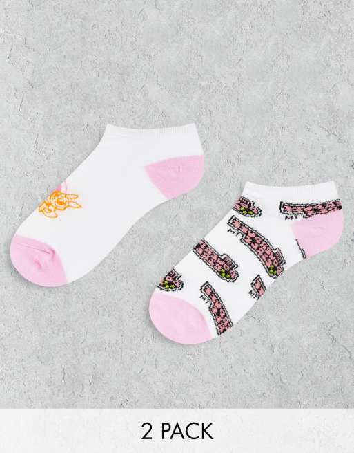 Typo x Powerpuff Pinglorna – Träningsstrumpor, 2-pack 