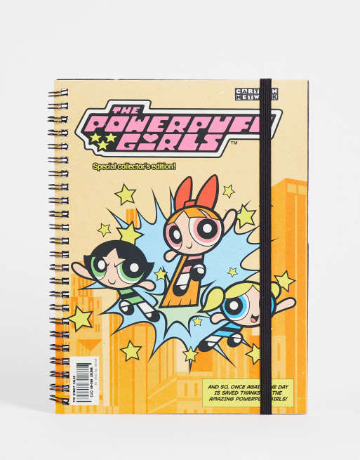 Typo x Powerpuffpinglorna – Anteckningsbok i A5-format - ORANGE