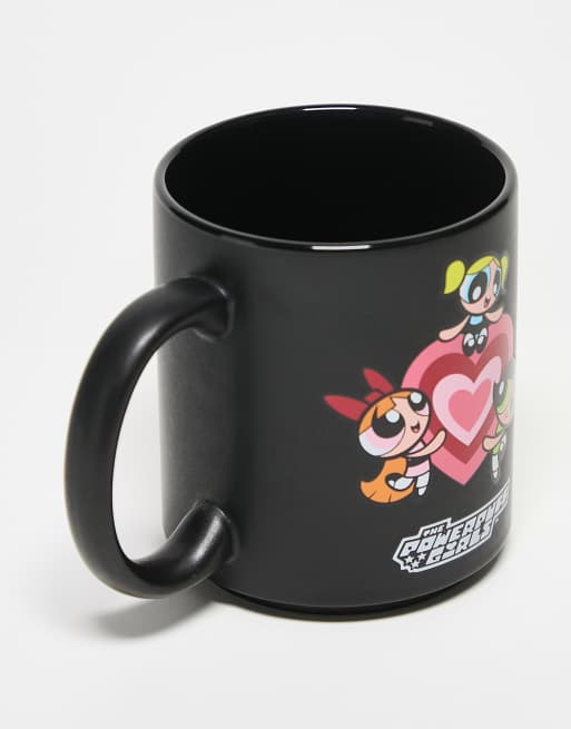 Typo x Powerpuffpinglorna – Svart mugg med tryck , 2 av 4