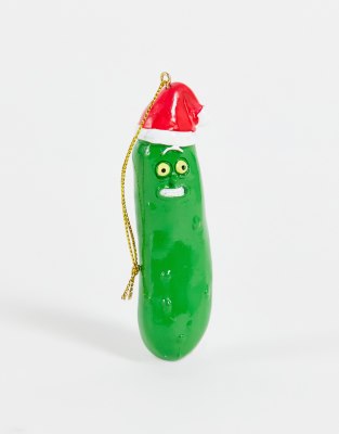 Typo x Rick & Morty - Décoration de Noël à motif cornichon