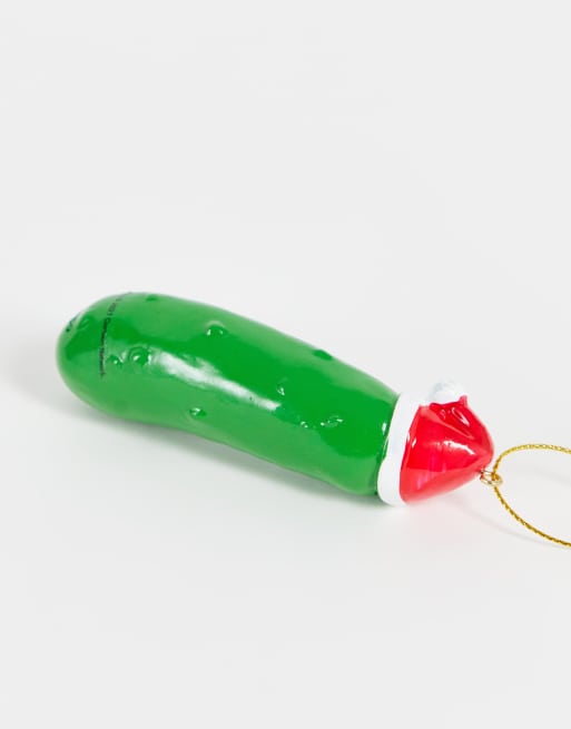 Typo x Rick & Morty – Juldekoration med saltgurkan "Pickle Rick", 2 av 4
