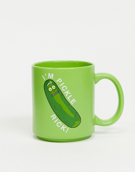 Typo x Rick & Morty mug with pickle