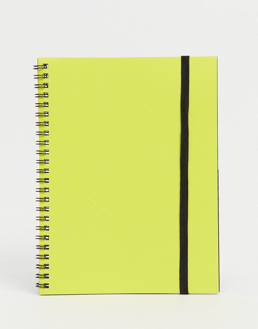 Typo x Smiley A5 notebook-Yellow
