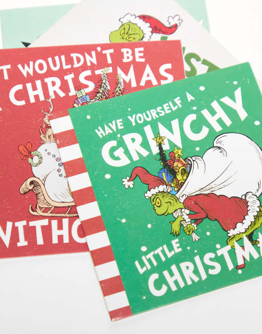 Typo x The Grinch 20 pack of Christmas cards | ASOS