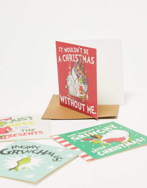 Typo x The Grinch 20 pack of Christmas cards | ASOS