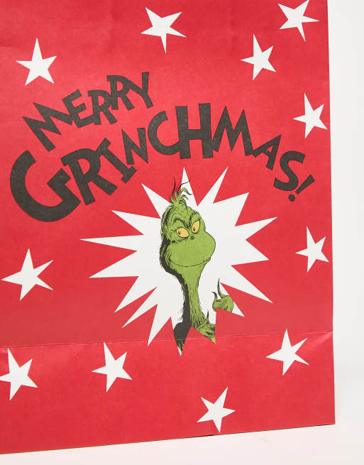 Typo x The Grinch Christmas gift bag | ASOS