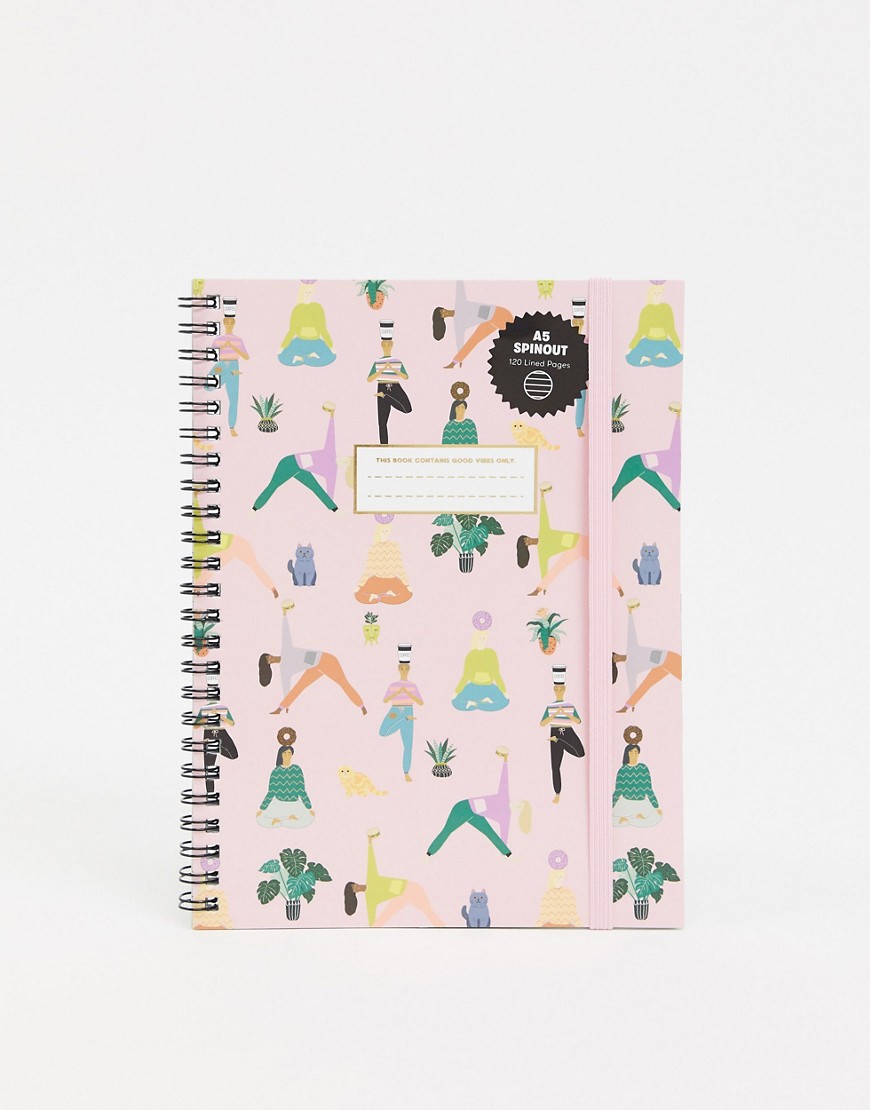 Typo - Yoga - A5 notitieboek-Multi