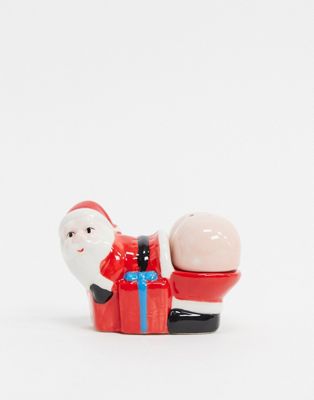 Typo - Zout- en peperstel met kerstman met blote billen-Multi