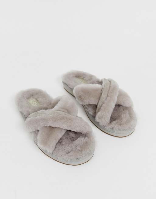 UGG abela fluffy slippers ASOS