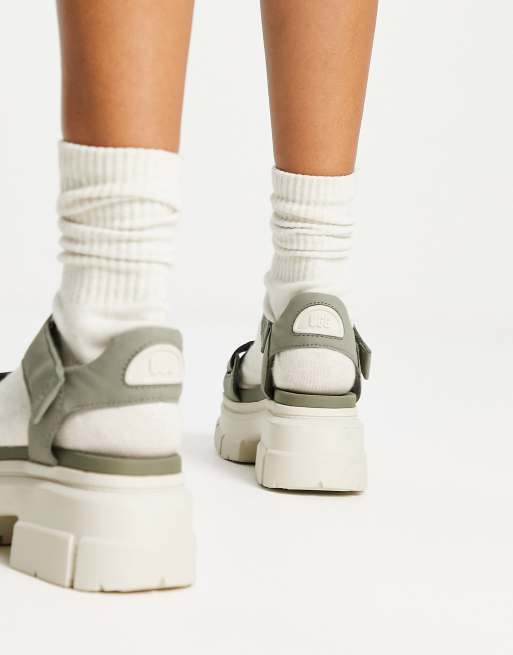 UGG Ashton Ankle Leren sandalen in groen ASOS