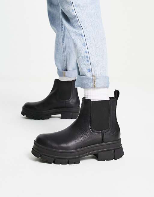 Ugg black chelsea clearance boots