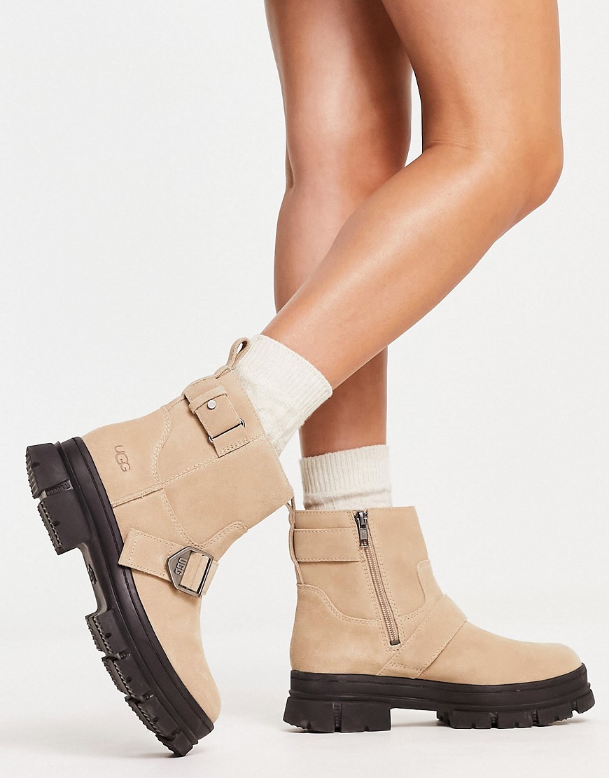 UGG Ashton short waterproof boots in sand-Neutral