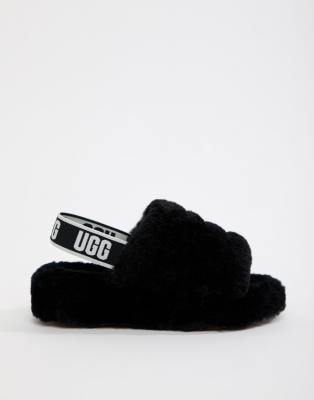 ugg black slides