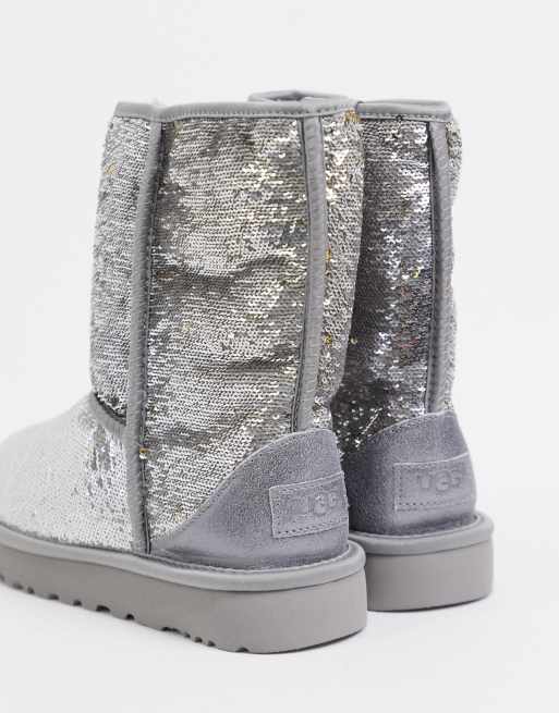 UGG Bottines classiques r versibles sequins Or ASOS