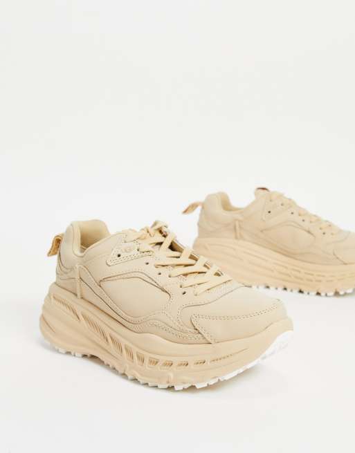 UGG - CA805 - Chunky sneakers in nabuk color acero