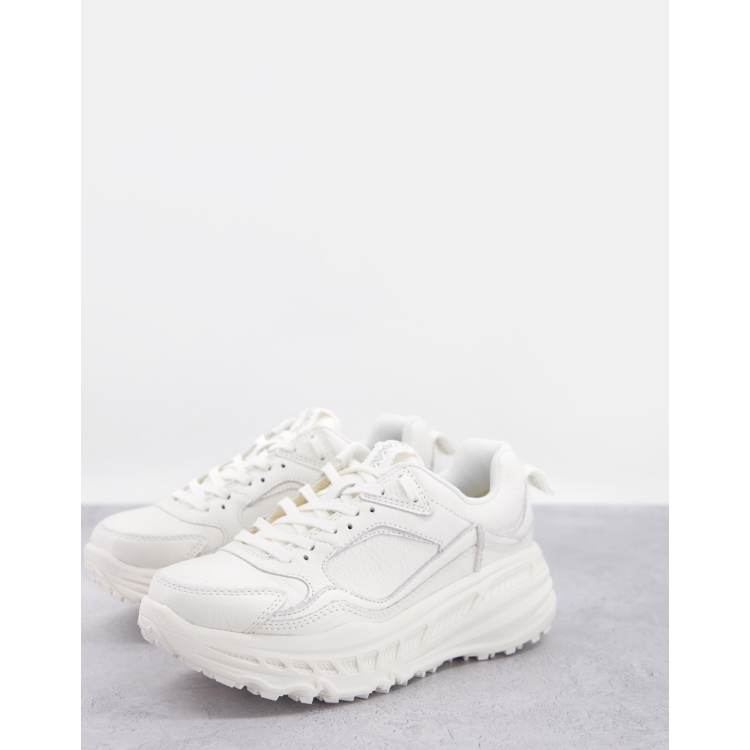 UGG CA805 chunky trainers in white leather | ASOS