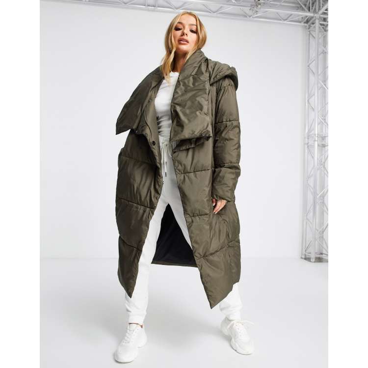 UGG Catherina padded coat in khaki
