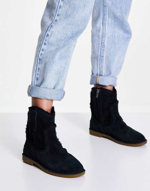 Ugg catica western suede booties new arrivals