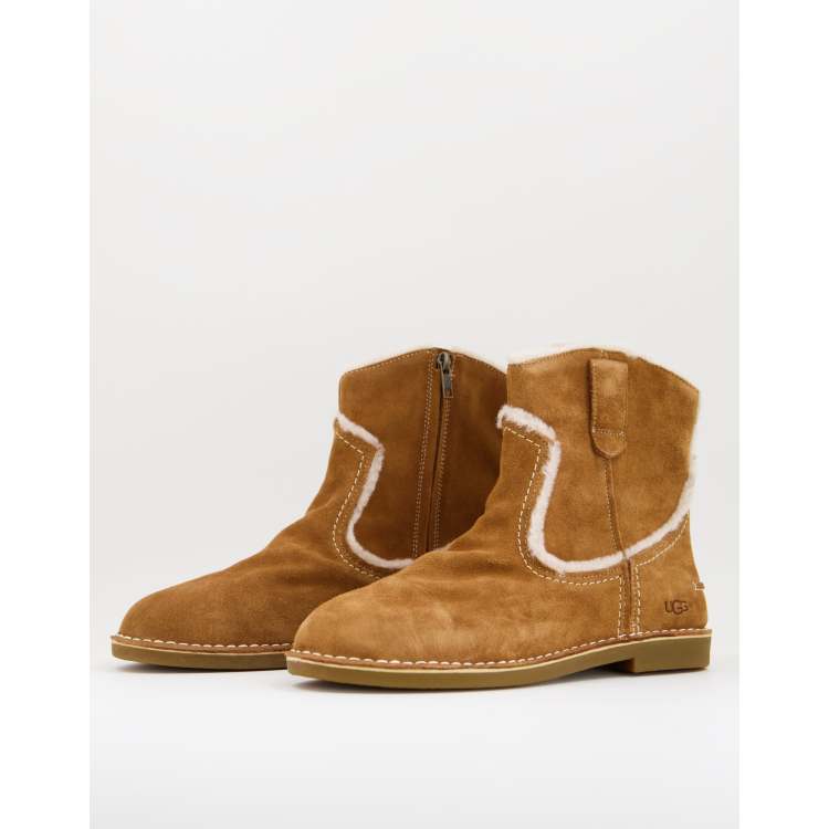 Ugg catica deals western suede booties