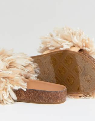 ugg cindy shaggy slides