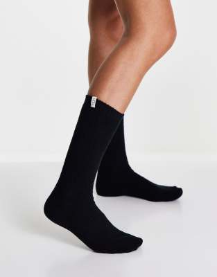 UGG classic boot socks in black