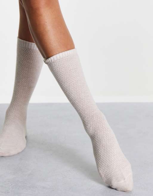 UGG classic boot socks in cream ASOS