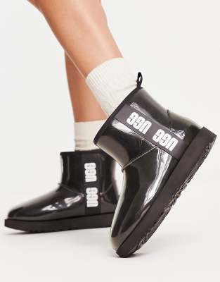 UGG - Classic Clear Mini - Ankle-Boots in Schwarz